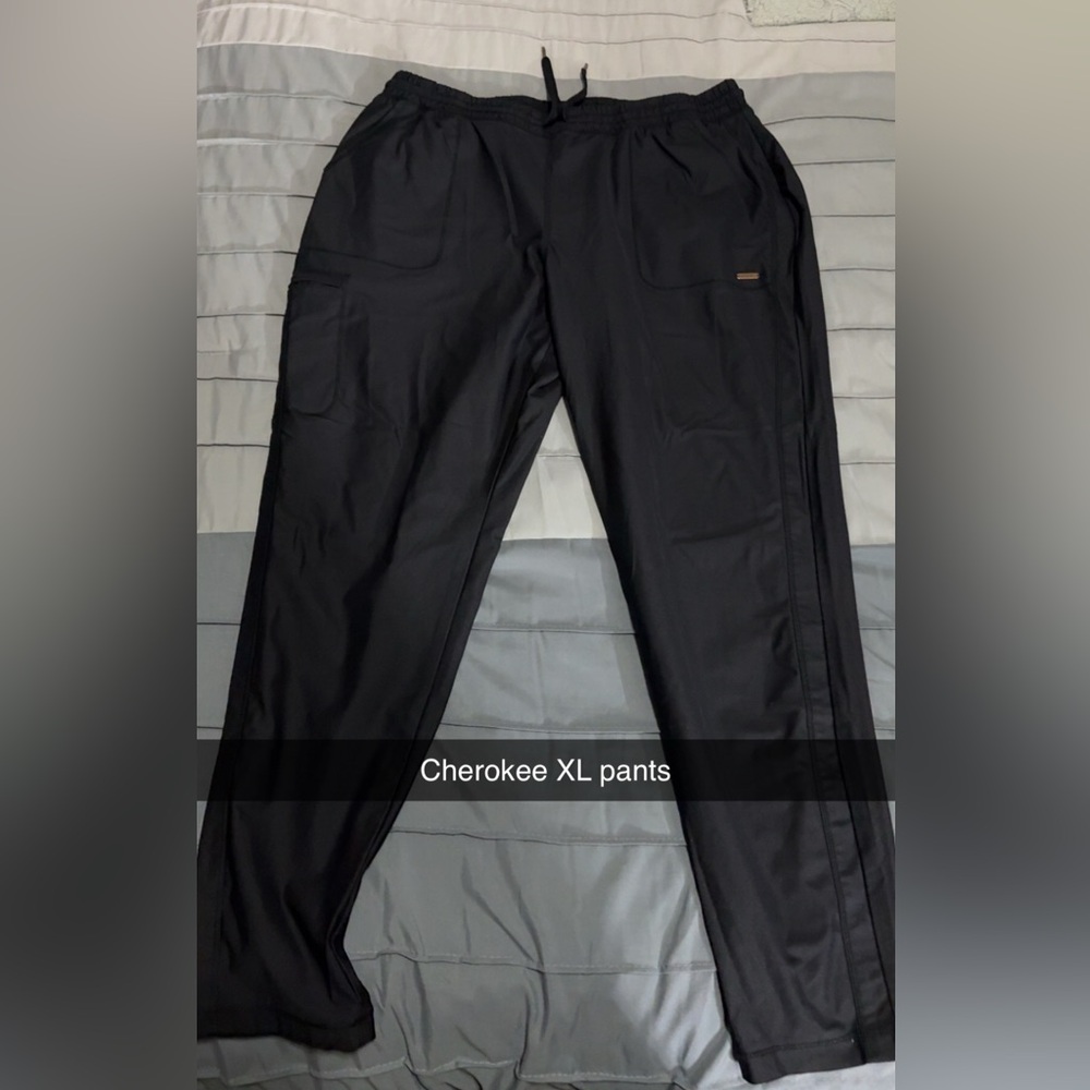 Cherokee Black Cargo Jogger Pants